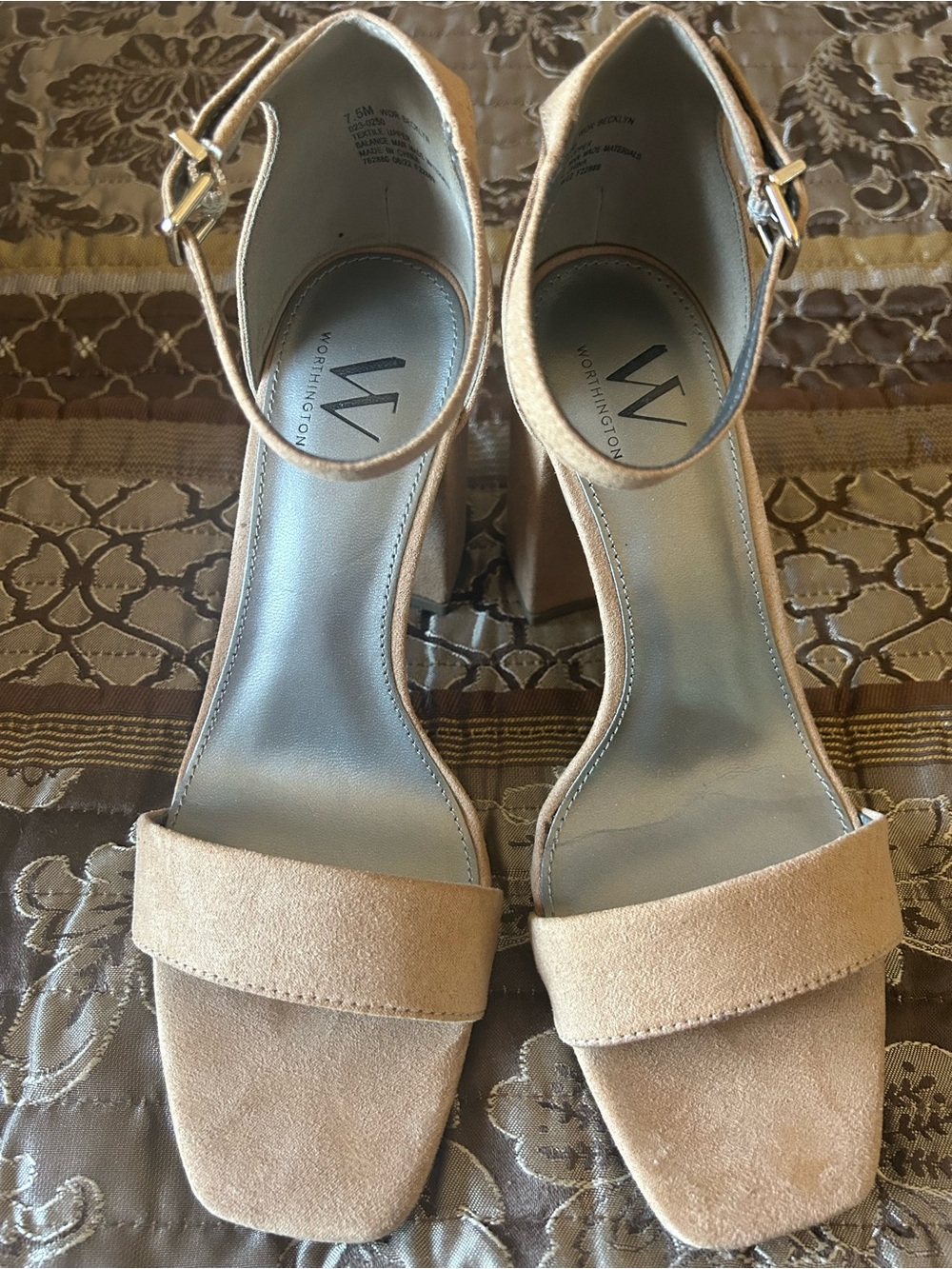 Worthington Womens Becklyn Heeled Sandals